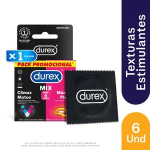 Condones Durex mix caja x6und