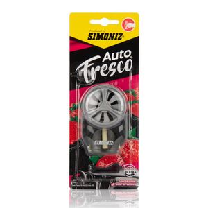 Ambientador ventilador Simoniz auto fresco fresa x10ml