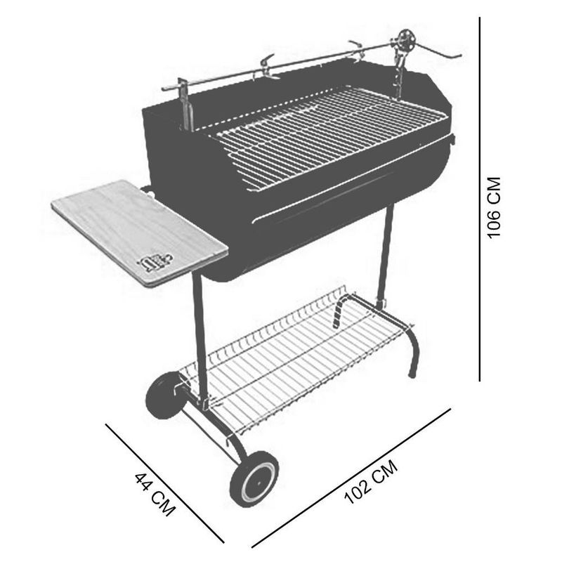 Parrilla-a-carbon