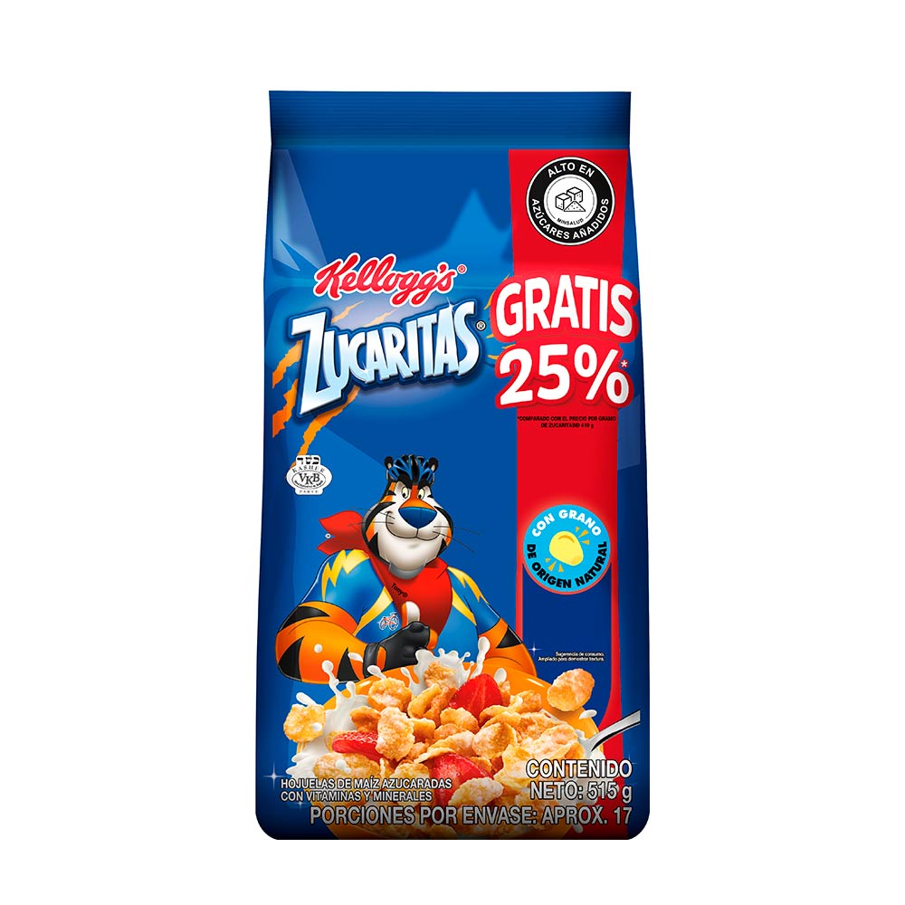 Cereal Zucaritas Bolsa Gratis 25 X515g Tiendas Metro 