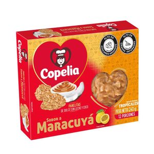 Panelitas Copelia dulce con leche y coco sabor maracuyá x12und x240g