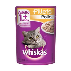 Alimento húmedo Whiskas gato adulto sabor pollo x85g