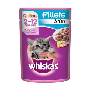Alimento húmedo Whiskas gatitos sabor atún x85g