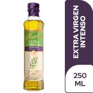 Aceite Olivetto oliva extra virgen Intenso vidrio x250ml