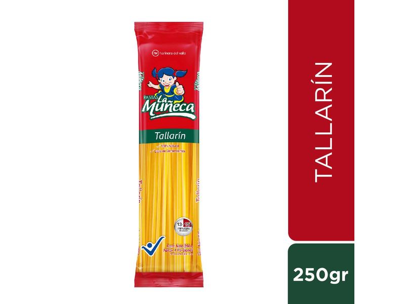 Pasta tallarín Pastas La Muñeca x250g - Tiendas Jumbo