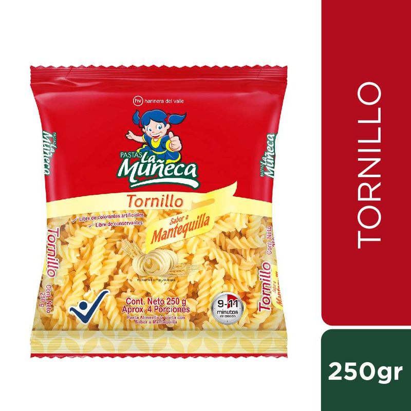 Pasta-Tornillo-Mantequilla-Pastas-La-Muñeca