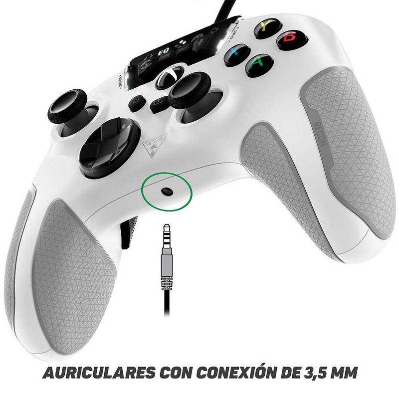 Control Xbox Recon Wired Blanco - Tiendas Jumbo