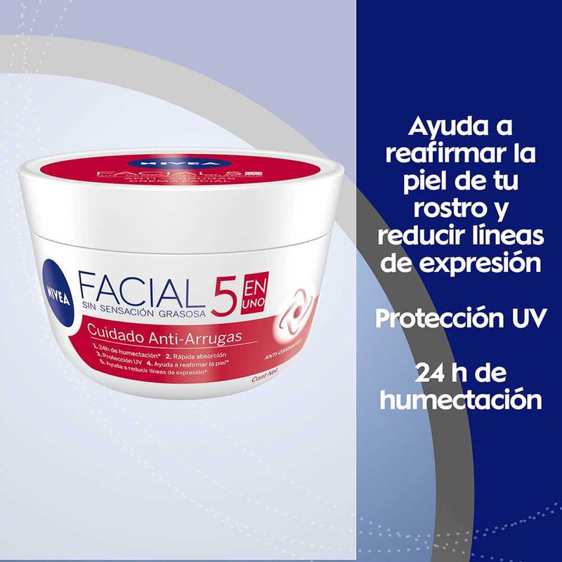 Crema-Nivea-facial-cuidado-anti-arrugas-vitamina-E