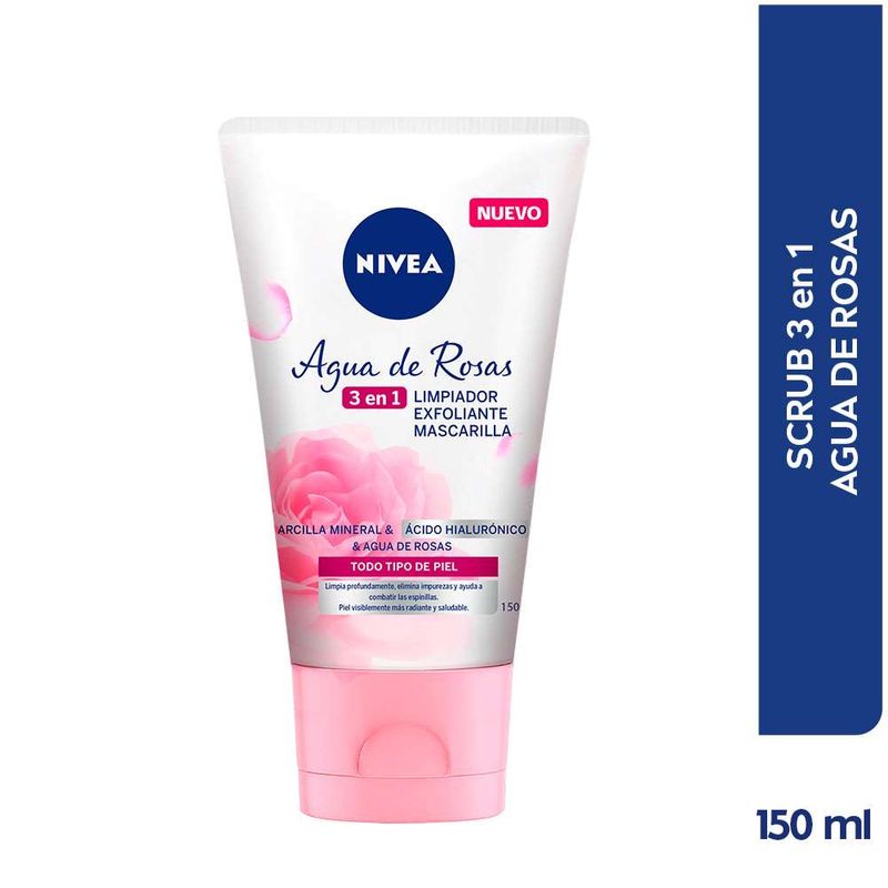 Gel-limpiador-Nivea-agua-de-rosas-3-en-1