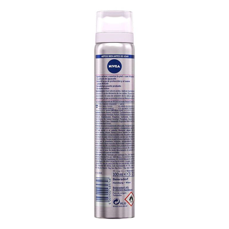 Antitranspirante-Nivea-serum-extra-aclarante-aerosol