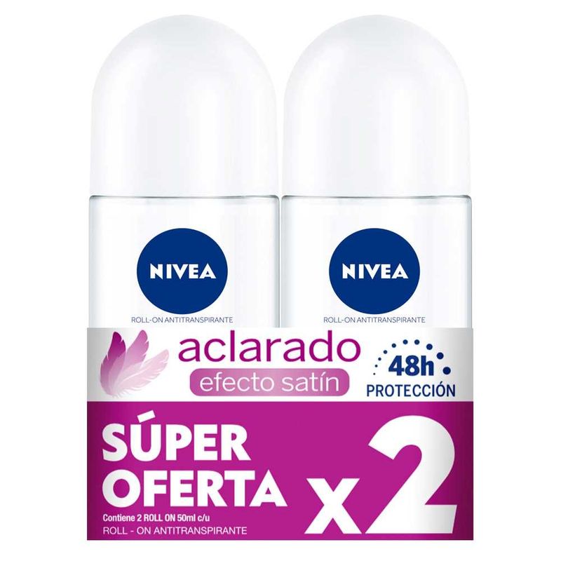 Antitranspirante-mujer-aclarante-efecto-satin-Nivea-roll-on