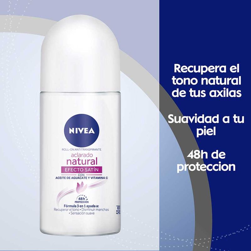 Antitranspirante-mujer-aclarante-efecto-satin-Nivea-roll-on