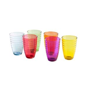 Set 6 Vasos Altos Líneas Color Krea