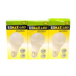Bombillo LED Bulb 7W E27 pack x 3 und Ilumax