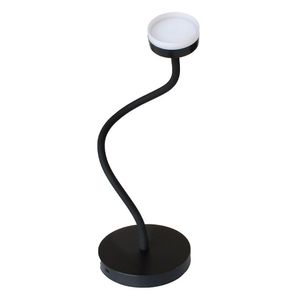 Lampara LED mesa flexible 3W negra Ilumax