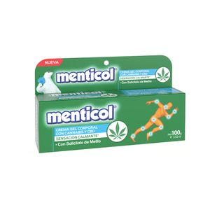 Crema Menticol gel corporal cannabis cbd x 100g