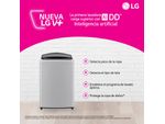 Lavadora LG Carga Superior WT21MV6 21kg /46lb Negro - Tiendas Metro