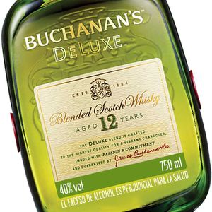 Whisky escocés Buchanan's Deluxe 12 años x750ml