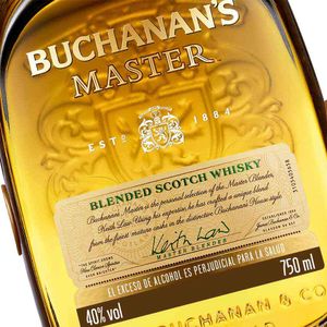 Whisky escocés Buchanan's Master x750ml
