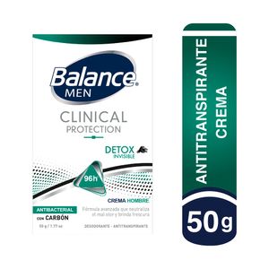 Desodorante crema Balance clinical detox hombre x50g