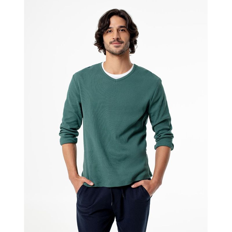 Camiseta Manga Larga Algodon Metropoli Gef Tiendas Jumbo