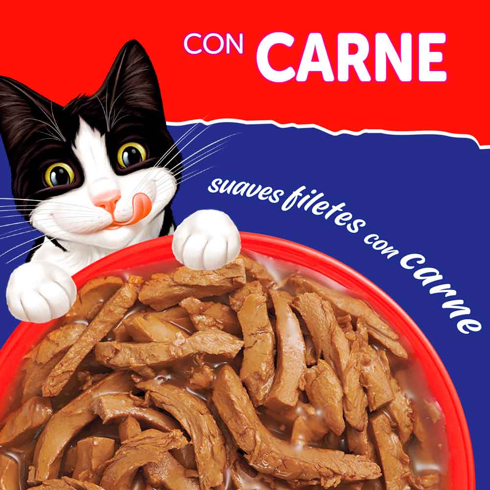 Alimento Húmedo Para Gatos Felix Fantastic Carne 85g Tiendas Metro 0954