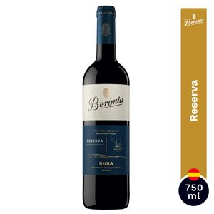 Vino tinto Beronia Rioja reserva x750ml