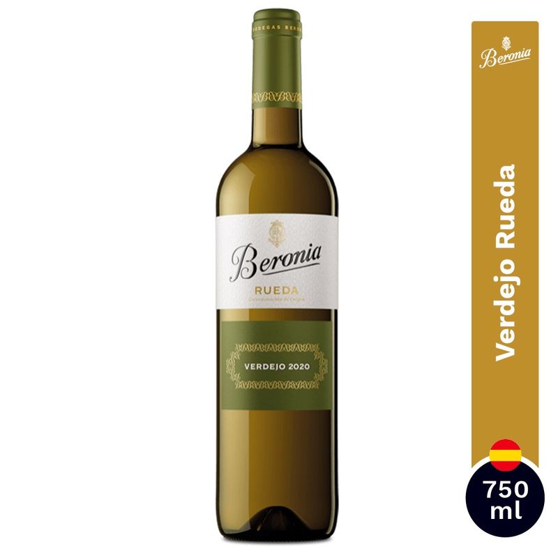 Vino Blanco Beronia Verdejo Rueda 750ml - Tiendas Jumbo