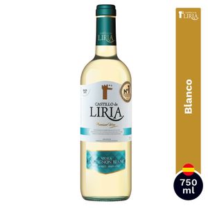 Vino blanco Castillo De Liria viura sauvignon blanc x750ml