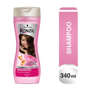 Shampoo Konzil Suavidad Y Brillo Seda Líquida x340ml