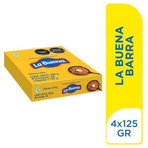 Margarina La Buena barra x4und x125g c-u
