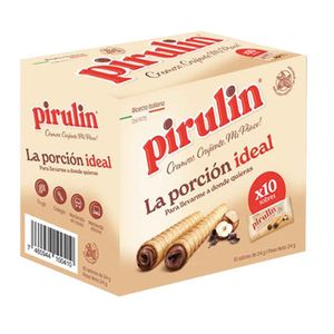 Barquillos Pirulin chocolate avellana x10sob x24g