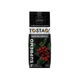 Café Tostao supremo tostado grano x1000g