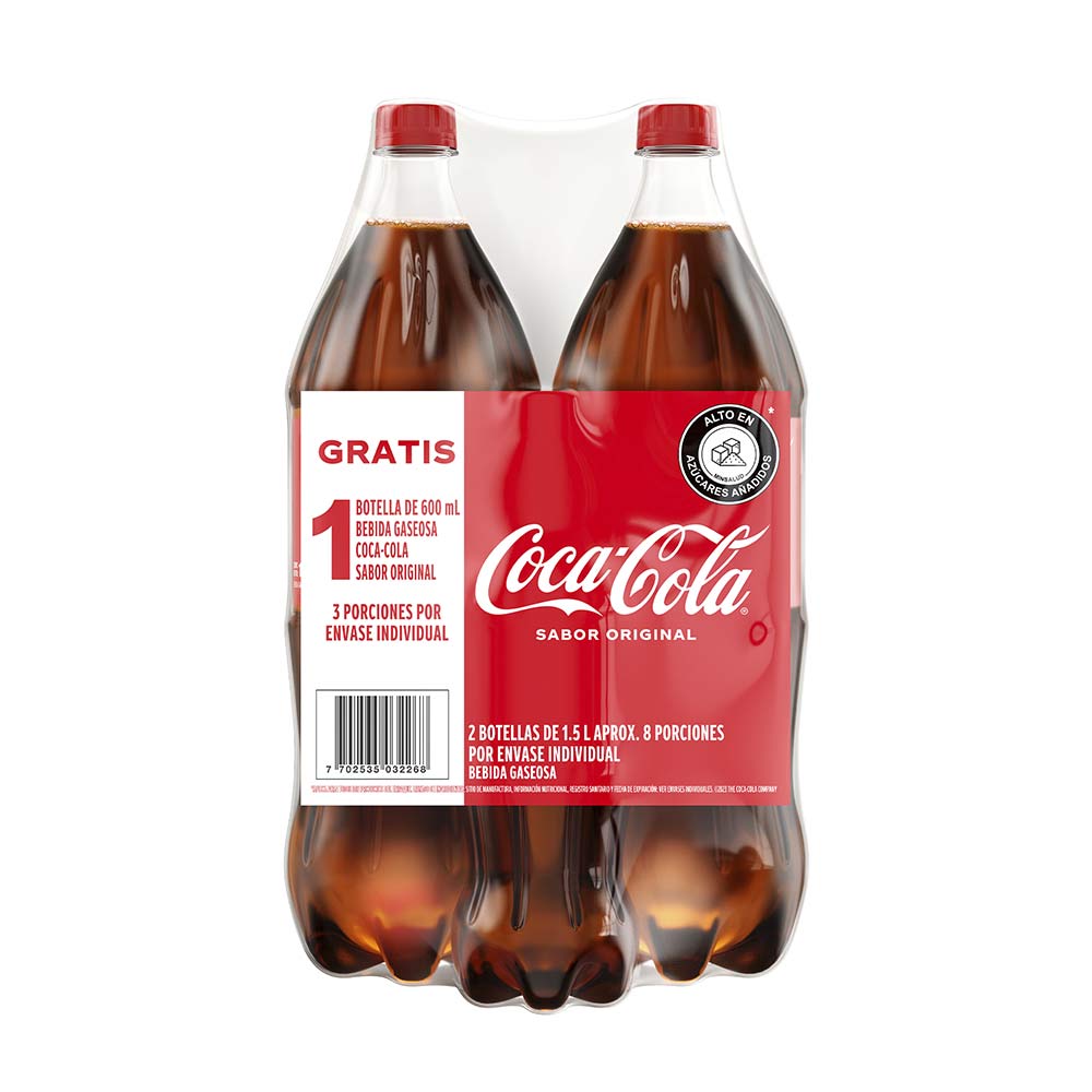 Gaseosa COCA COLA Botella 1.5L