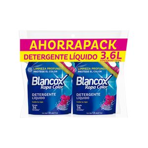 Detergente Blancox sin cloro antibacterial liquido x 2 unidades x 1.8 l c-u