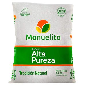 Azúcar Manuelita alta pureza x2.5kg