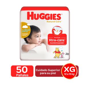 Pañales Huggies Natural Care 4/XG 50und