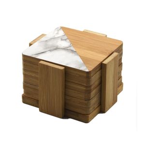 Set x6 Posavasos Krea Simil Madera