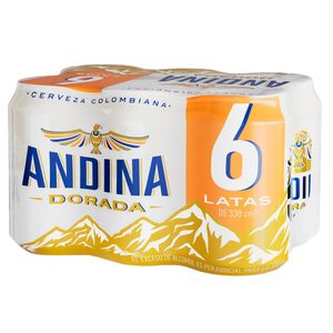 Cerveza Andina Lata x6und x330ml c/u