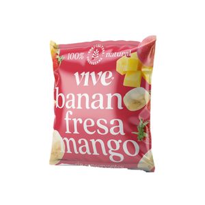 Mezcla Vive banano fresa mango x400g