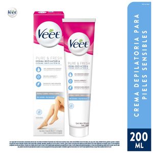 Crema depilatoria Veet para pieles sensibles x200ml