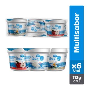 Yogurt Baby Gü sin azúcar surtido x6und x678g