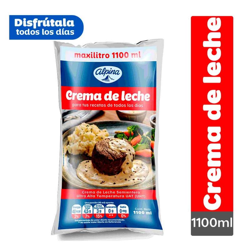 Crema de Leche Alpina Maxilitro