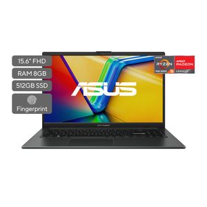 Computador Portátil Asus Vivobook Go E1504FA-NJ475W AMD Ryzen 5 8GB 512GB SSD 15" Negro