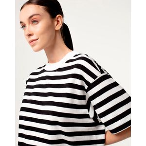 Camiseta cuello redondo m/c en algodón Femenino LIPA GEF