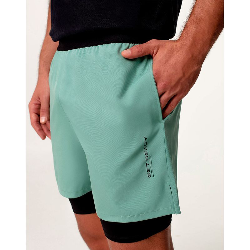 pantaloneta corta con ciclista interno Masculino SPEEDWAY GEF