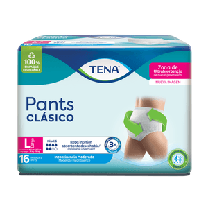 Pañal Tena pants clásico largo x16 und