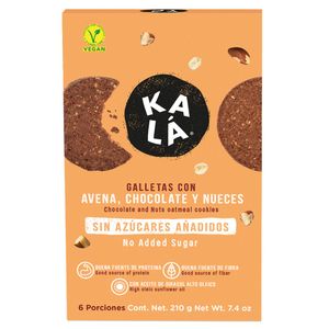 Galletas Kala avena chocolate y nueces x210g