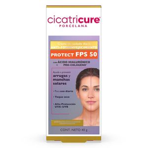 Crema facial Cicatricure FPS 50 antienvejecimiento x40g