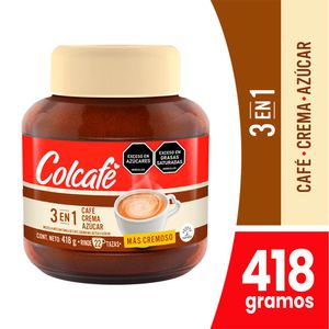 Café Colcafé 3 en 1 más cremoso x418g